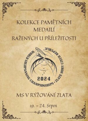 Kolekce pamětních medailí - MS rýžování