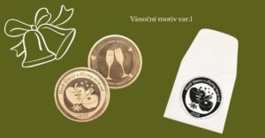 Vánoční mince - varianta 1